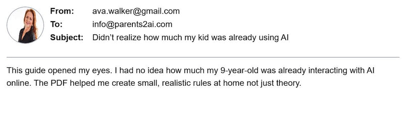 Parent Review Screenshot