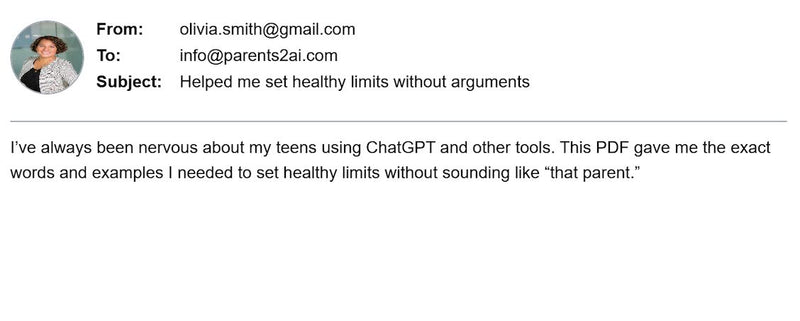 Parent Review Screenshot